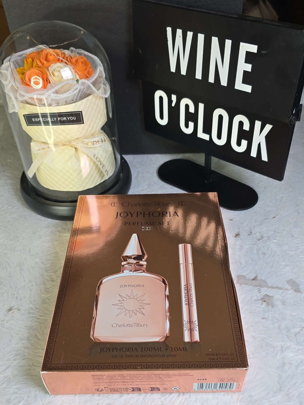 Charlotte Tilbury Joyphoria Gift Set in Rose Gold Packaging